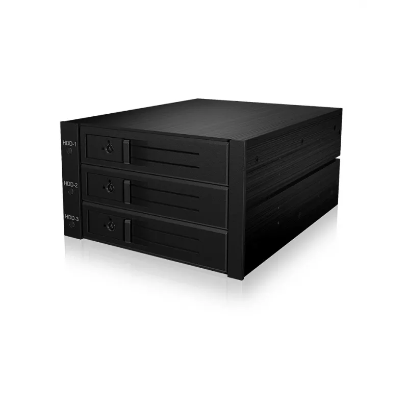 ICY BOX ICY BOX IB-563SSK - case per unità di memoria con ventola - 3.5 (8.9 cm)