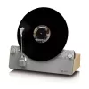 Giradischi a trasmissione a cinghia Lenco LSA-071SI, completamente automatico, grigio, Bluetooth, 3,5 mm, 10 W
