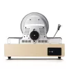 Giradischi a trasmissione a cinghia Lenco LSA-071SI, completamente automatico, grigio, Bluetooth, 3,5 mm, 10 W