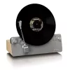 Giradischi a trasmissione a cinghia Lenco LSA-071SI, completamente automatico, grigio, Bluetooth, 3,5 mm, 10 W