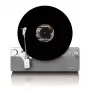 Giradischi a trasmissione a cinghia Lenco LSA-071SI, completamente automatico, grigio, Bluetooth, 3,5 mm, 10 W