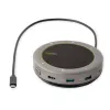 StarTech.com docking station speakerphone USB-C, mini speaker da conferenza portatile e audio dock, USB-C a VGA/HDMI 4K, hub 2x USB-A, microfono/speaker, speakerphone Teams/Zoom/Softphone