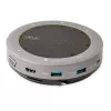 StarTech.com docking station speakerphone USB-C, mini speaker da conferenza portatile e audio dock, USB-C a VGA/HDMI 4K, hub 2x USB-A, microfono/speaker, speakerphone Teams/Zoom/Softphone