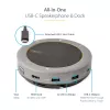 StarTech.com docking station speakerphone USB-C, mini speaker da conferenza portatile e audio dock, USB-C a VGA/HDMI 4K, hub 2x USB-A, microfono/speaker, speakerphone Teams/Zoom/Softphone