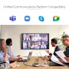 StarTech.com docking station speakerphone USB-C, mini speaker da conferenza portatile e audio dock, USB-C a VGA/HDMI 4K, hub 2x USB-A, microfono/speaker, speakerphone Teams/Zoom/Softphone