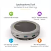 StarTech.com docking station speakerphone USB-C, mini speaker da conferenza portatile e audio dock, USB-C a VGA/HDMI 4K, hub 2x USB-A, microfono/speaker, speakerphone Teams/Zoom/Softphone
