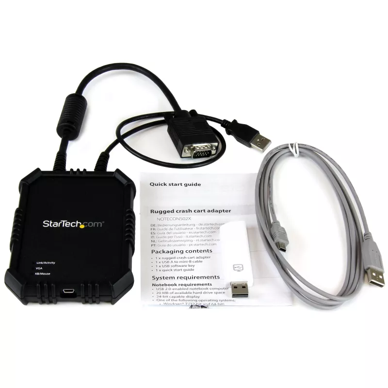 StarTech.com console KVM da laptop a server con case robusto