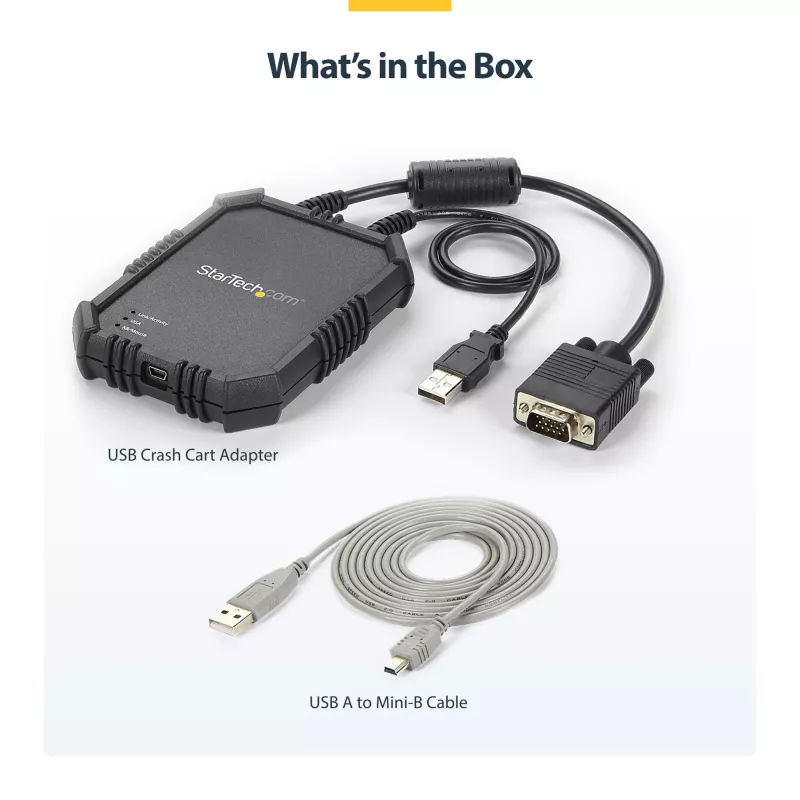 StarTech.com console KVM da laptop a server con case robusto