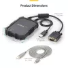 StarTech.com console KVM da laptop a server con case robusto