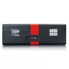 Giradischi audio a trasmissione a cinghia Lenco TT-110 nero rosso semiautomatico