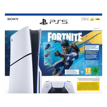 Sony PlayStation 5 - Bundle Fortnite Flowering Chaos 1 TB Wi-Fi nero, bianco