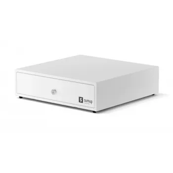 Cassetto portasoldi SumUp Cash Drawer — case in plastica e acciaio, bianco, 330×340×100 mm, 5 kg