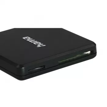 Hama lettore multischede USB 3.0, SD/microSD/CF, nero
