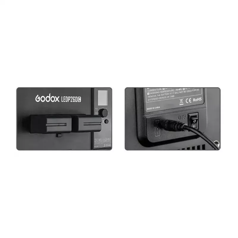 Luce LED Godox LEDP260C 30 W nero bianco