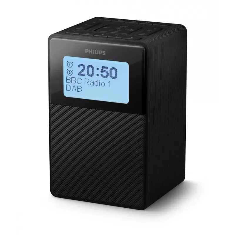 Sveglia digitale Philips TAR5100/10 nero 12/24h LCD Bluetooth