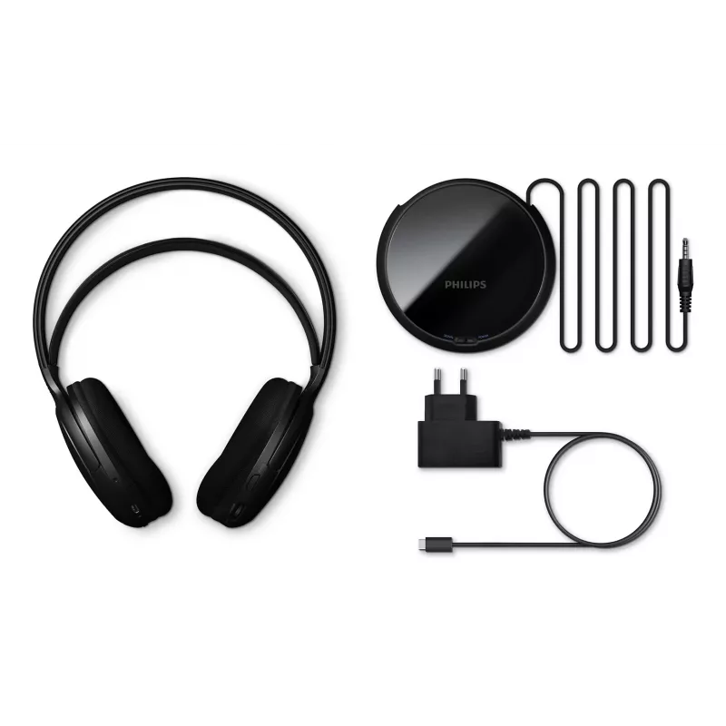 Philips SHC5200M2/12 cuffie/auricolari senza fili ad archetto TV USB Type-C nero