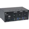 Switch KVM desktop InLine 62652I 2 porte doppio monitor HDMI 4K USB 3.0 audio