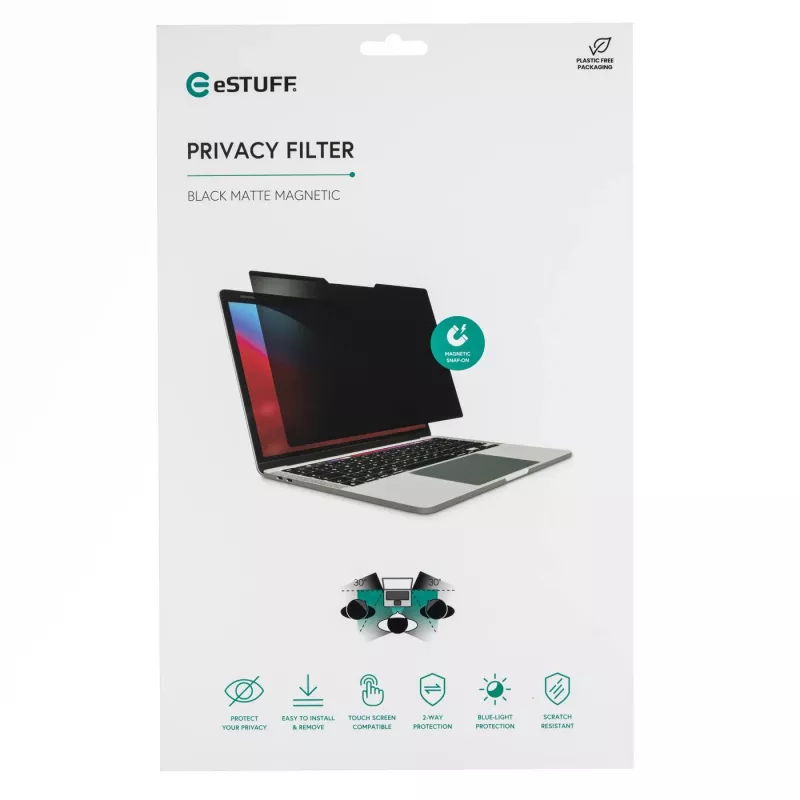 Filtro privacy eSTUFF GLBM14316184 35,6 cm (14