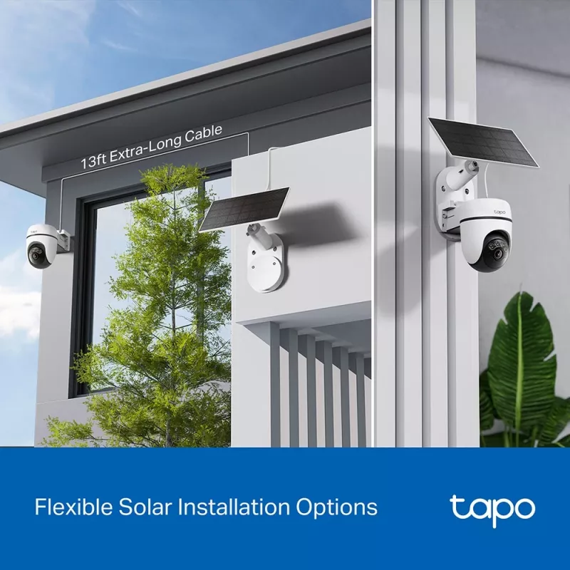 TP-Link Tapo kit telecamera di sicurezza pan/tilt alimentata a energia solare