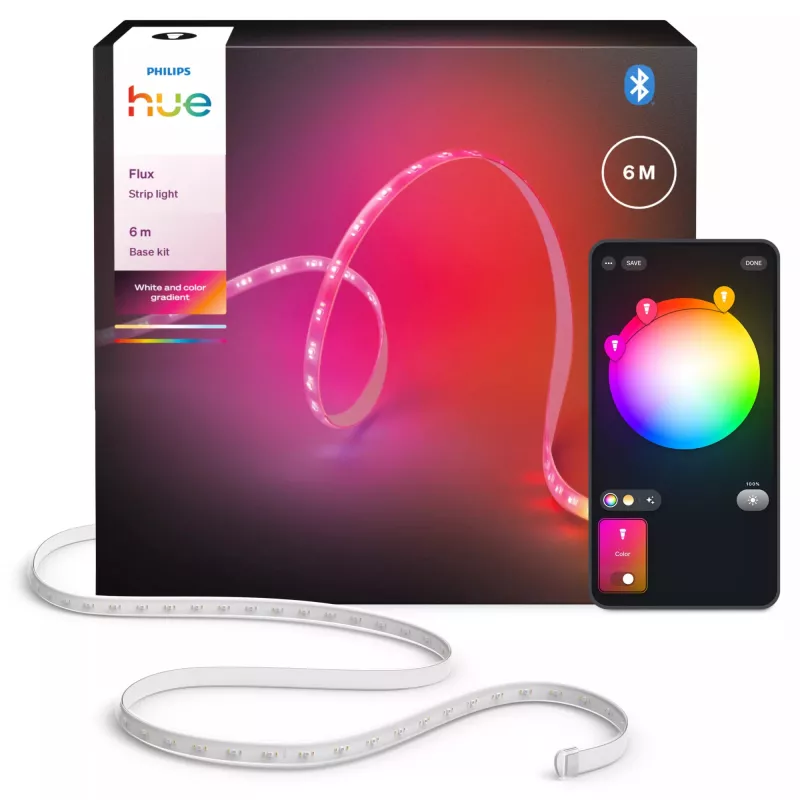 Philips Hue Flux 929004610702 striscia LED smart, 6 m, 16 W