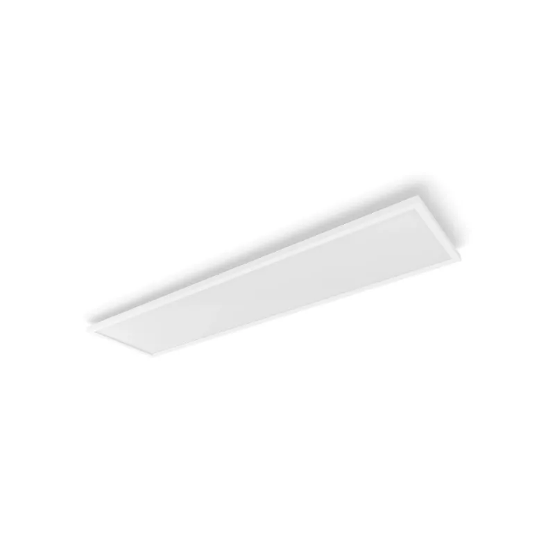Philips Surimu pannello rettangolare lampada da soffitto smart, Bluetooth/Zigbee, 1200×300×48 mm, 220–240 V, bianco