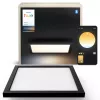 Philips Aurelle Square Panel, lampada da soffitto smart, Bluetooth/Zigbee, nero, LED, alluminio, variabile