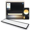 Lampada da soffitto intelligente Signify Philips Aurelle Rectangle Panel — Bluetooth/Zigbee, 1200×300×48 mm, nero