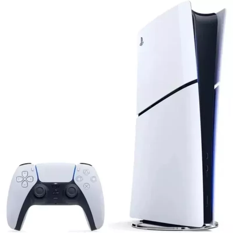 Sony Playstation 5 slim Digital Edition 825 GB Wi-Fi nero, bianco
