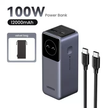 Powerbank portatile Ugreen 12000mAh 100W ricarica rapida
