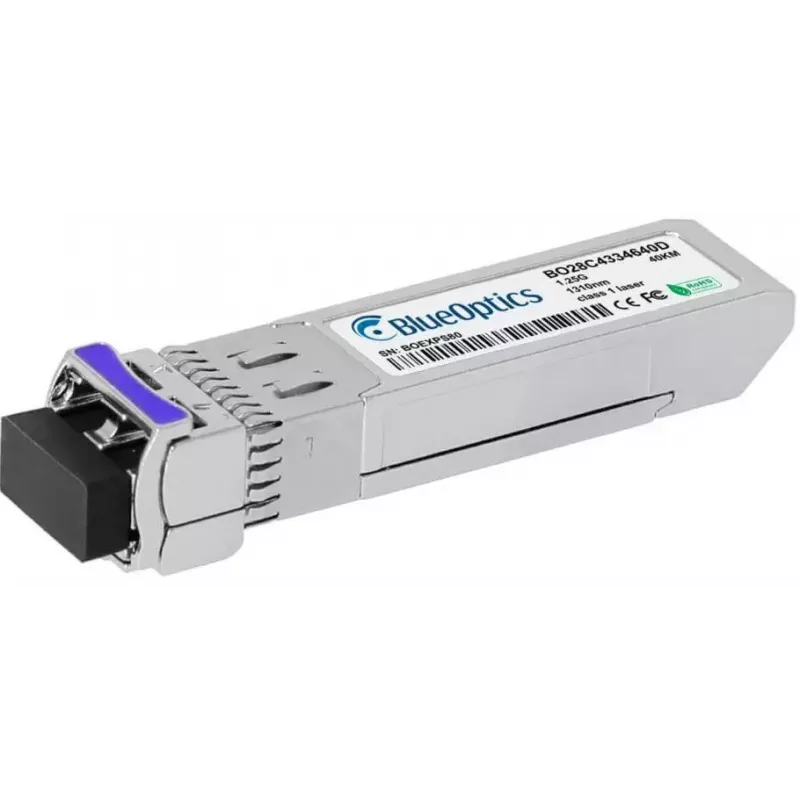 Ricetrasmettitore SFP in fibra ottica BlueOptics AT-SPBD40DUAL-14-BO, interfaccia cSFP, connettore maschio LC, alluminio