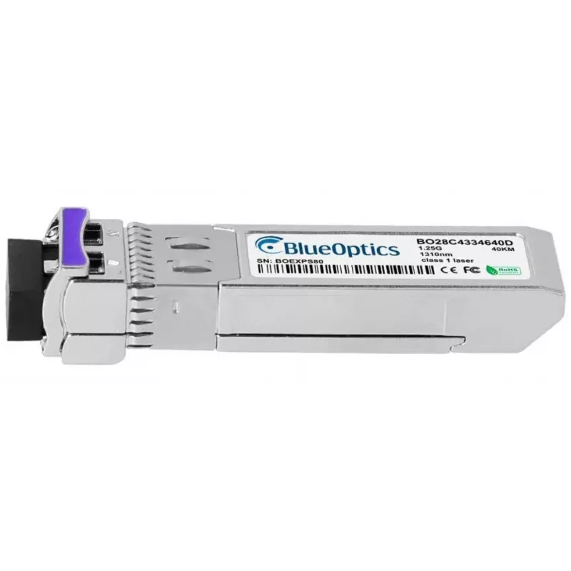 Ricetrasmettitore SFP in fibra ottica BlueOptics AT-SPBD40DUAL-14-BO, interfaccia cSFP, connettore maschio LC, alluminio