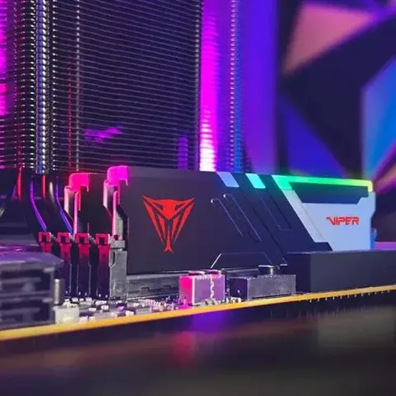 32 GB Patriot DIMM 6800 (2x 16 GB) Dual-Kit (nero, PVVR532G680C34K, Viper Venom RGB, INTEL XMP)