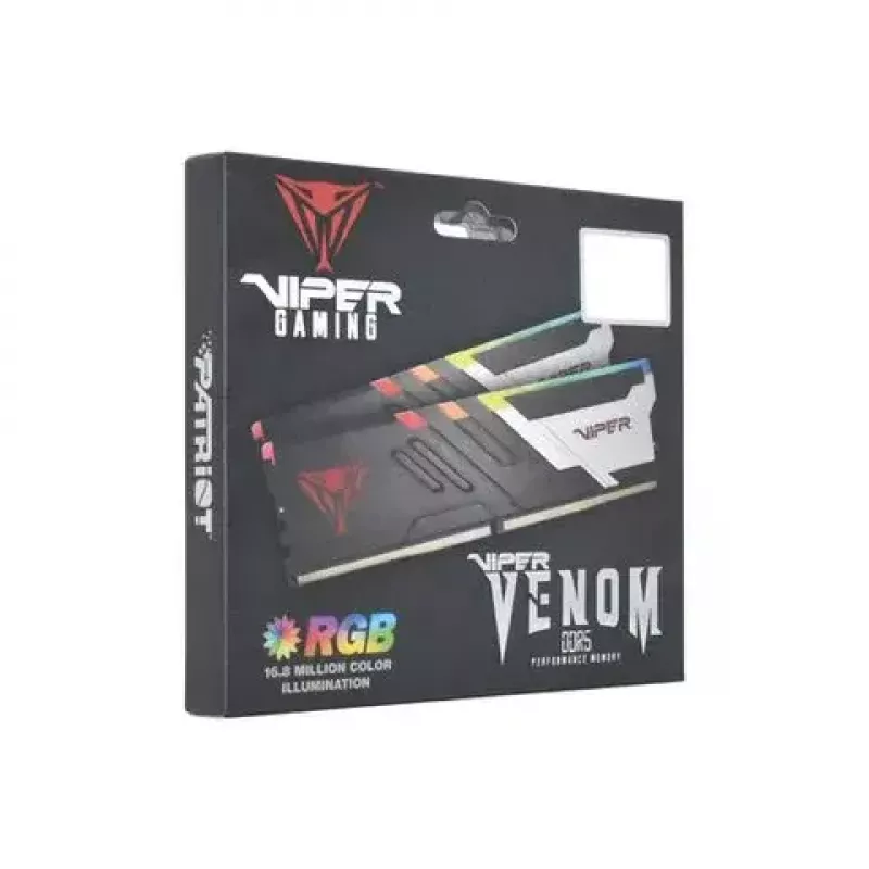 32 GB Patriot DIMM 6800 (2x 16 GB) Dual-Kit (nero, PVVR532G680C34K, Viper Venom RGB, INTEL XMP)
