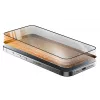 Cellularline Fortified Xtreme Glass - iPhone 16 vetro temperato ultraresistente con bordi rinforzati, facile da applicare ed estremamente resistente