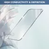 Cellularline Fortified Xtreme Glass - iPhone 16 vetro temperato ultraresistente con bordi rinforzati, facile da applicare ed estremamente resistente