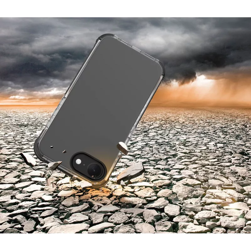 Cellularline Tetra Force Strong Guard – custodia protettiva ultra elastica e antiurto per iPhone 16e con tecnologia antibatterica Microban® integrata