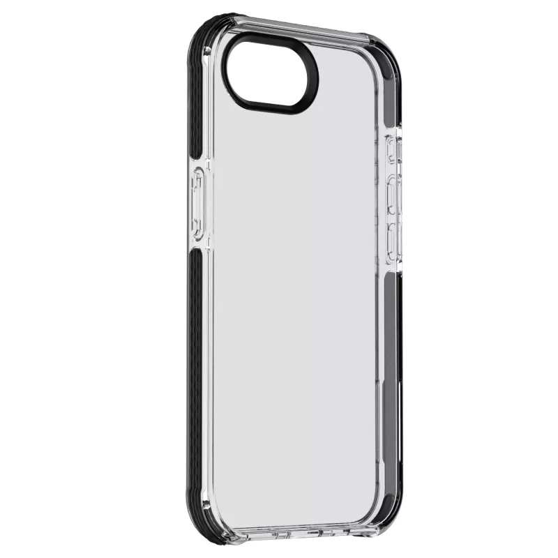 Cellularline Tetra Force Strong Guard – custodia protettiva ultra elastica e antiurto per iPhone 16e con tecnologia antibatterica Microban® integrata