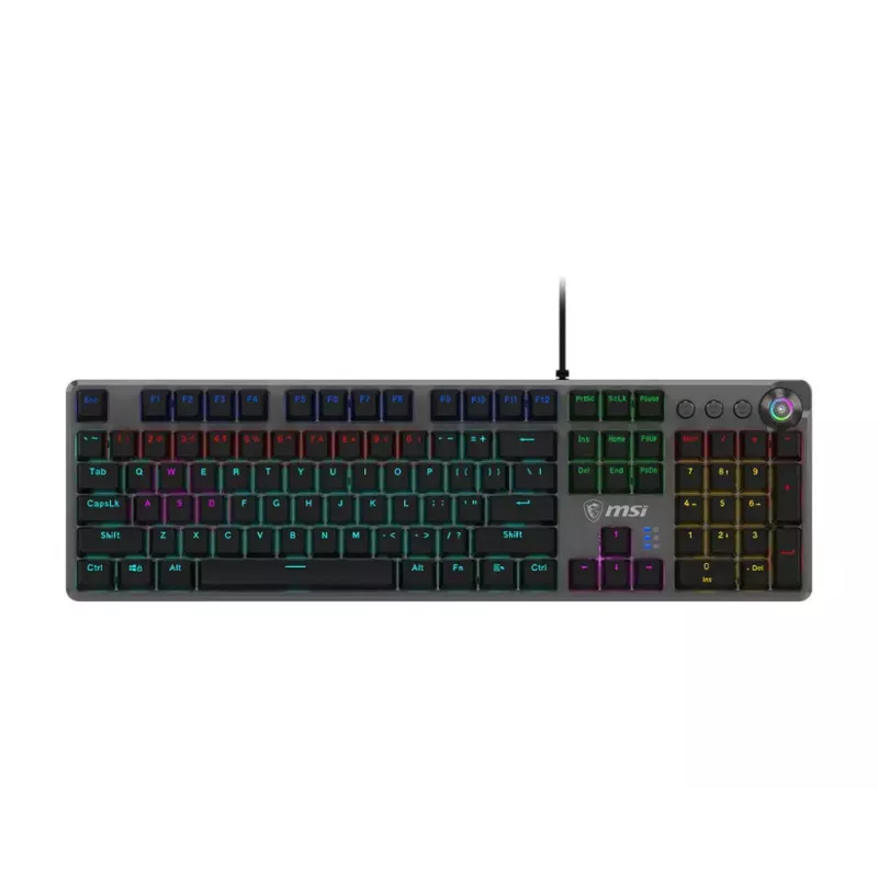 Tastiera da gaming MSI FORGE GK310 RED DE meccanica USB QWERTY nero