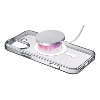 Cellularline Gloss Mag – iPhone 16 Custodia magnetica per ricaricare e fissare al caricabatterie MagSafe