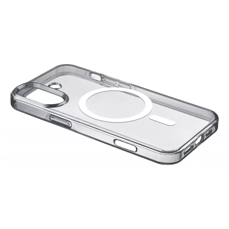 Cellularline Gloss Mag – iPhone 16 Custodia magnetica per ricaricare e fissare al caricabatterie MagSafe