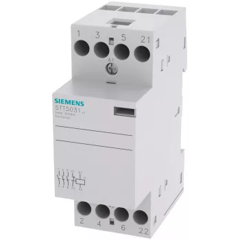 Siemens 5TT5031-2 contattore da installazione, 3 NO + 1 NC, AC 230/400 V