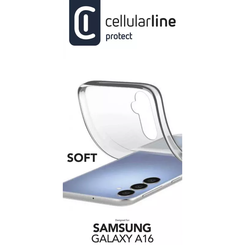 Cellularline Soft - Galaxy A16 custodia in gomma morbida, cover, Samsung, Galaxy A16, 17 cm (6,7