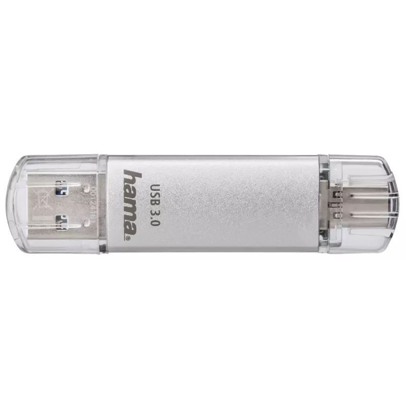 Hama C-Laeta chiavetta USB 128 GB USB Type-A / USB Type-C 3.2 Gen 1 (3.1 Gen 1) argento