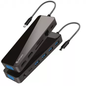 Dock per laptop eSTUFF GLB235470 USB Power Delivery 100W Ethernet 1000Mbit/s