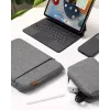Inateck LB01006/S1 borsa per laptop con tasca per accessori, 13,3 pollici, grigio