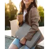 Inateck LB01006/S1 borsa per laptop con tasca per accessori, 13,3 pollici, grigio