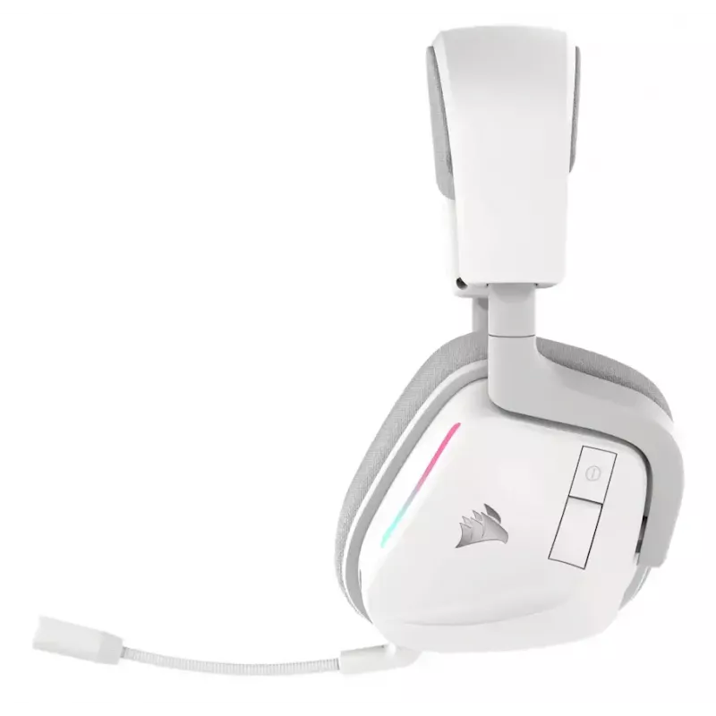 Headset Corsair VOID WIRELESS v2 con filo e senza fili Bluetooth bianco