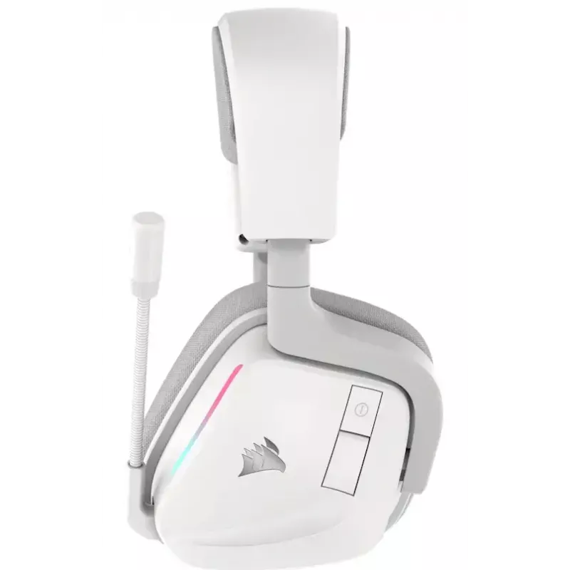 Headset Corsair VOID WIRELESS v2 con filo e senza fili Bluetooth bianco