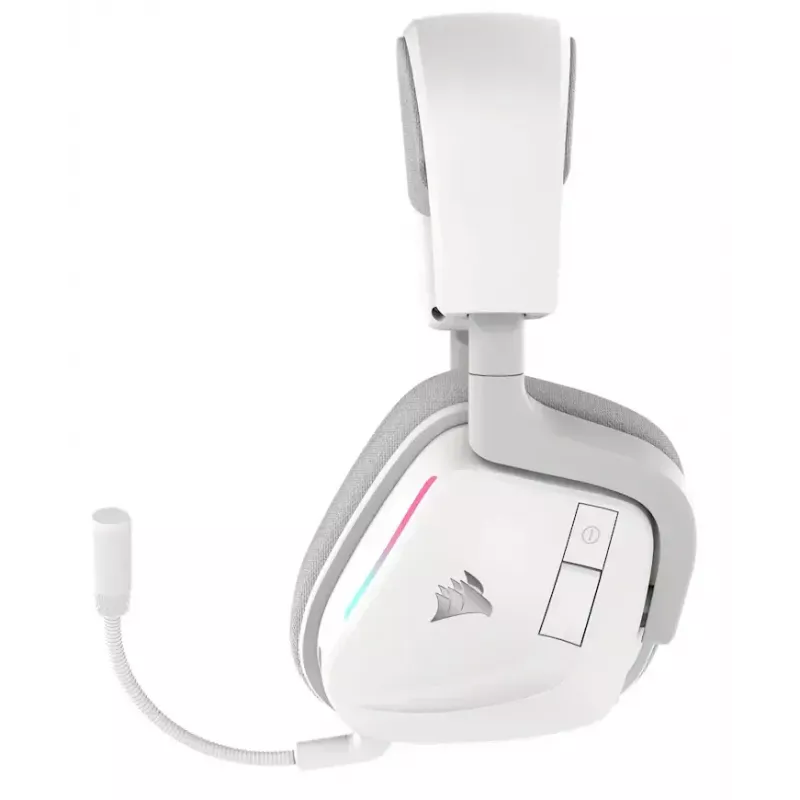Headset Corsair VOID WIRELESS v2 con filo e senza fili Bluetooth bianco