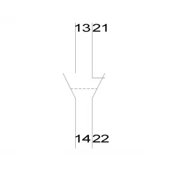 Siemens 5ST3013 interruttore ausiliario, 1 NC + 1 NO